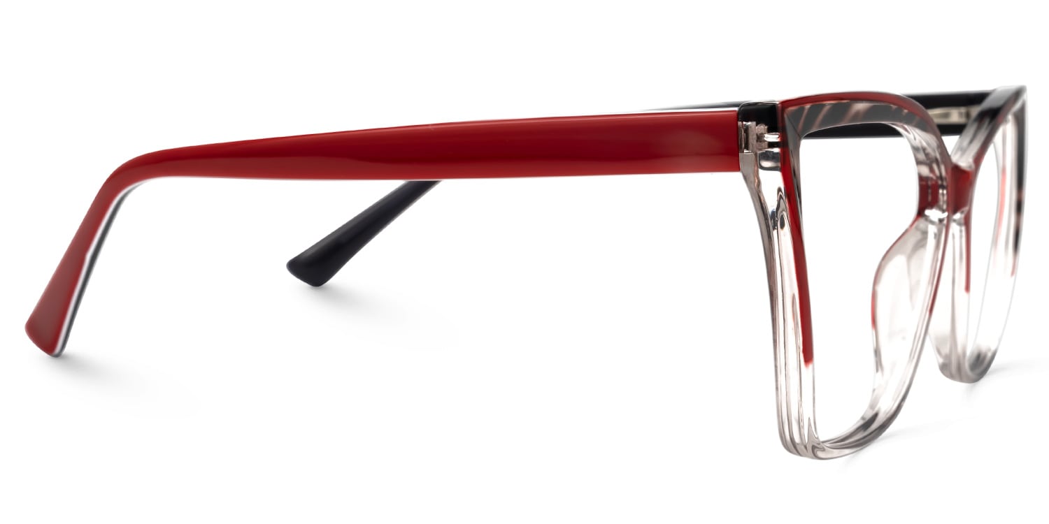 Cateye Adalis Red Glasses deals -Zeelool Glasses