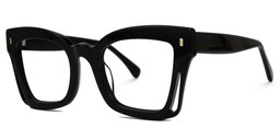Dayana Square Black Glasses1