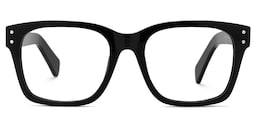 Fussell Square Black Glasses0