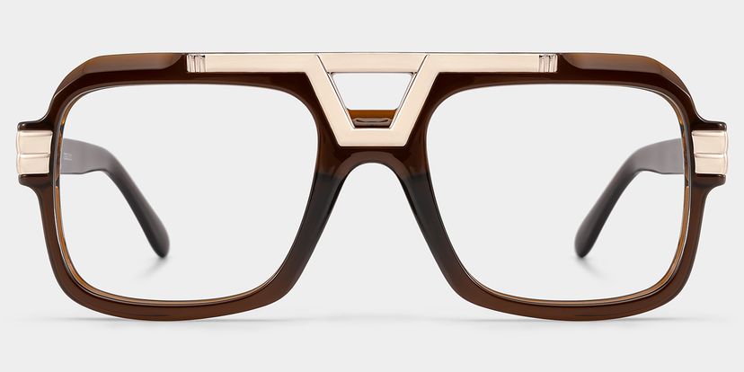 Croswell Aviator Brown Glasses