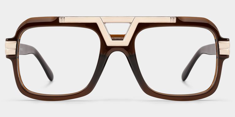 Croswell Aviator Brown Glasses