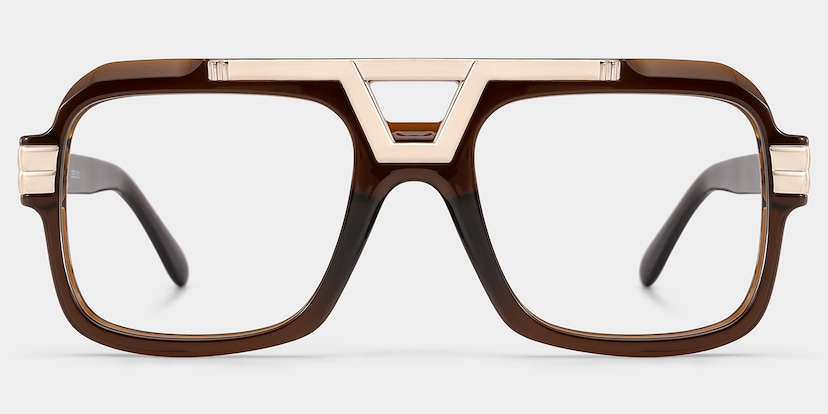 Croswell Aviator Brown Glasses