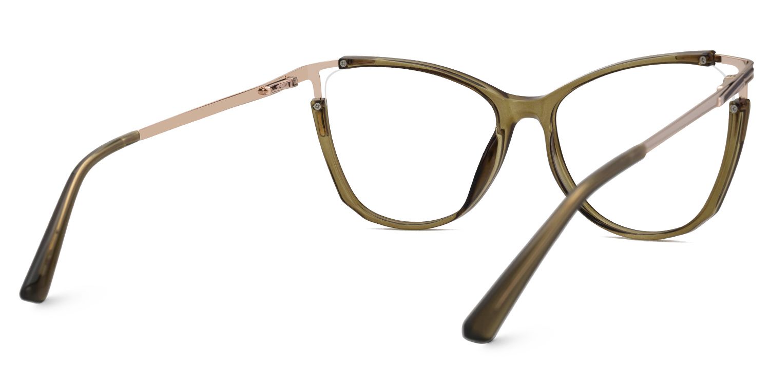 New Tawny Color for Yomary Mixed-Material Eyeglasses  | Zeelool Optical3