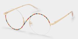 Flozif Round Rainbow Glasses2