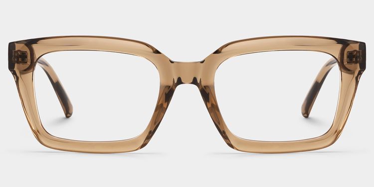 Grover Rectangle Beige Glasses