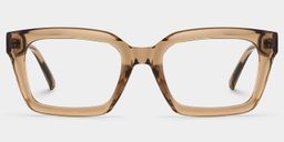 Grover Rectangle Beige Glasses1