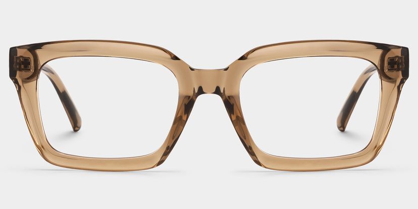 Grover Rectangle Beige Glasses