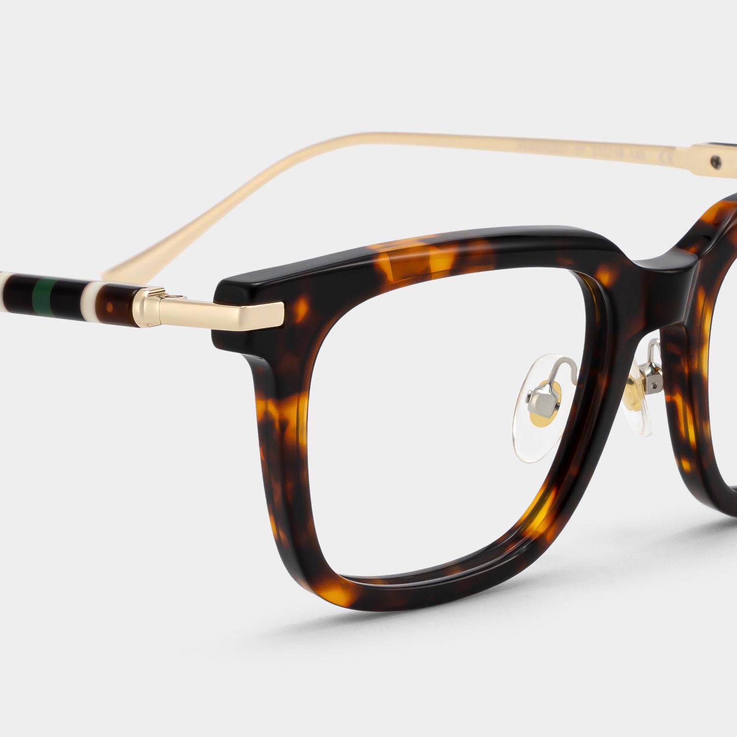 Rayne Square Glasses Eyeglasses in Tortoise Color | ZEELOOL5