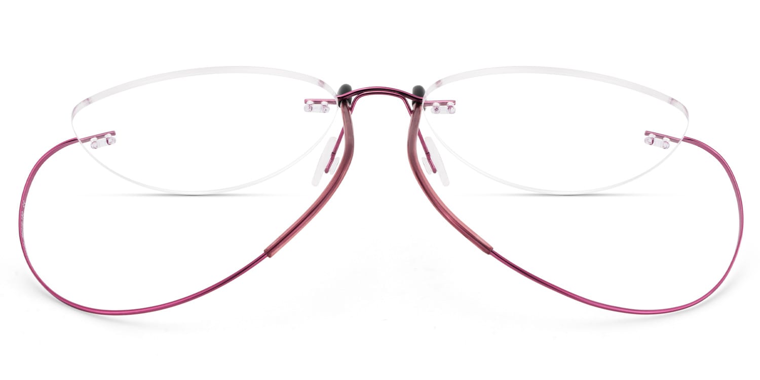Evelyn Cat Eye Pink Glasses5