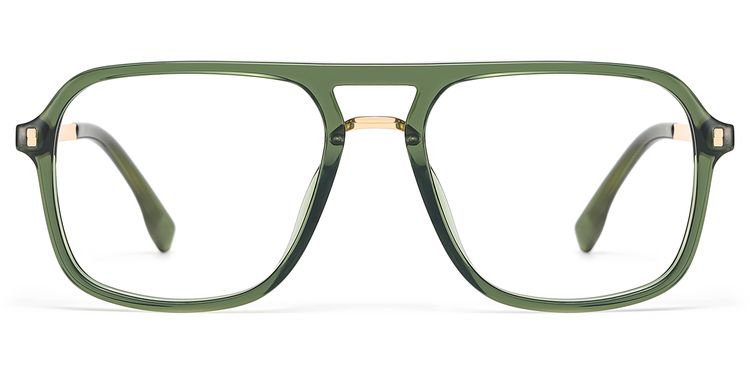 Kilworth Aviator Green Glassess