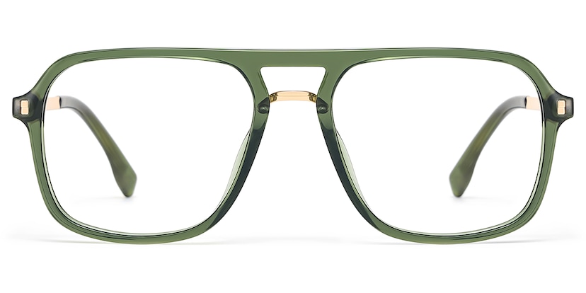 Kilworth Aviator Green Glassess