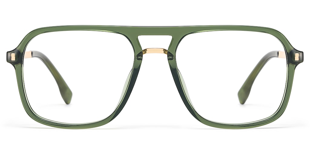 Kilworth Aviator Green Glassess