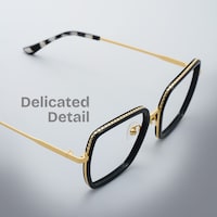 Fiona Square Black Glasses1