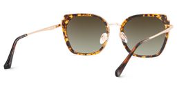Murcia Square Tortoise Sunglasses4