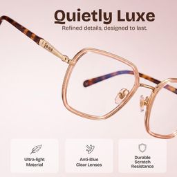 Sophie Pink Geometric Glasses0