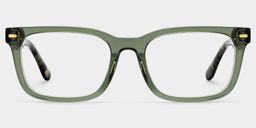 Patrick Rectangle Green Glasses1
