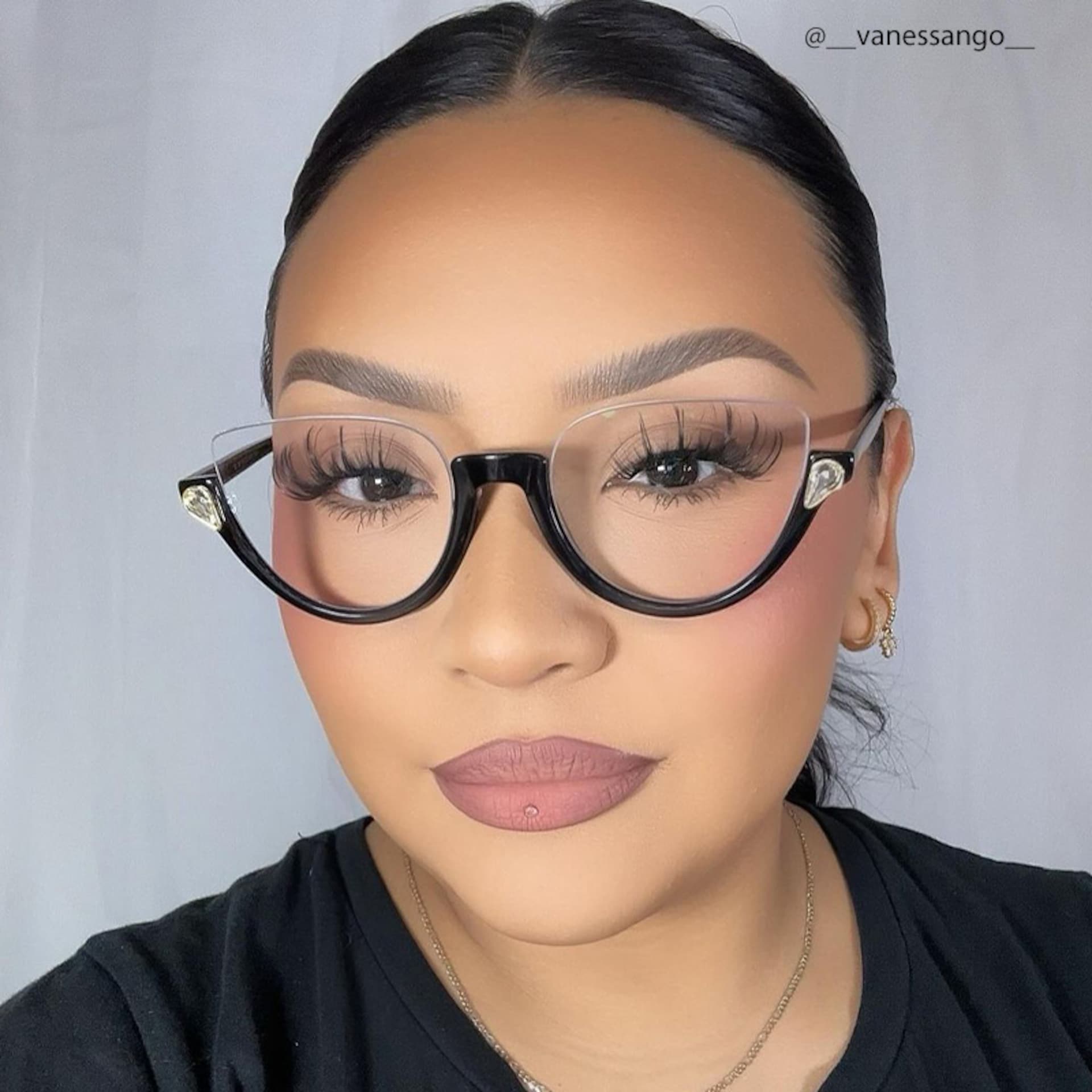 Cat Eye Black Glasses4