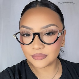 Felicia Cat Eye Black Glasses4