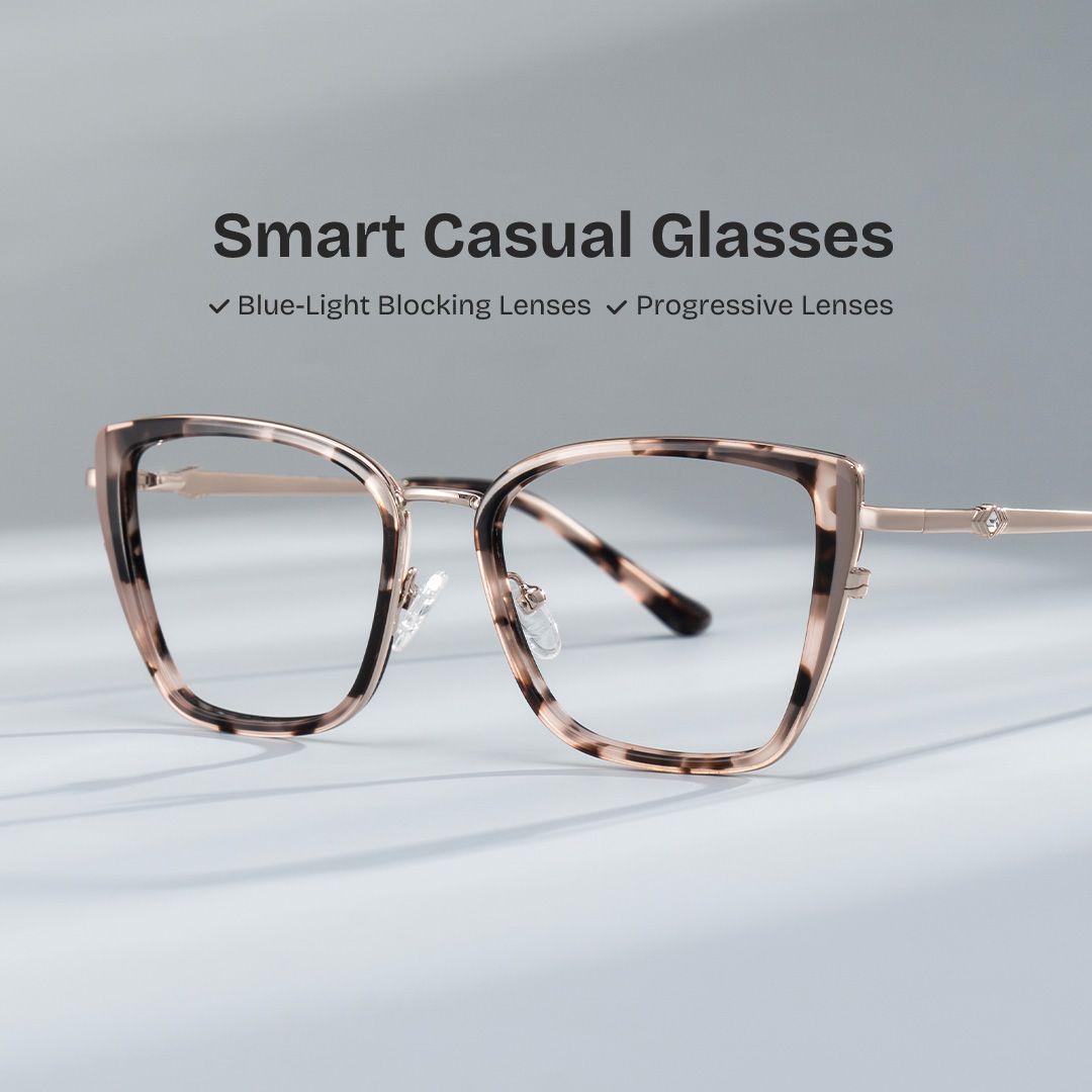 Juniper Eyeglasses in Square Tortoise Frame | Zeelool0