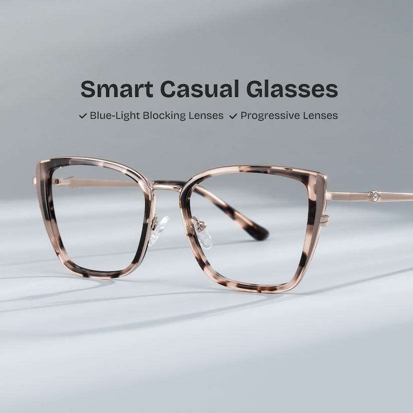 Juniper Rectangle Tortoise Glasses