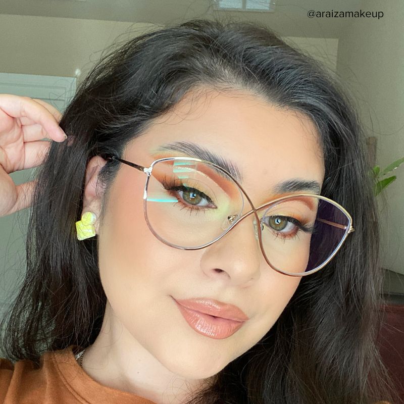 Garcia Geometric Silver Glasses | Zeelool Glasses4