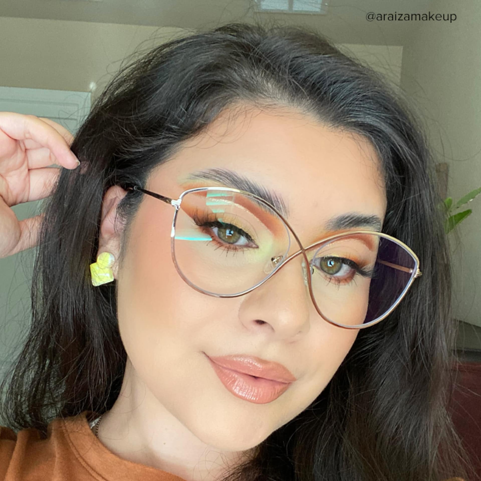 Garcia Geometric Silver Glasses | Zeelool Glasses4