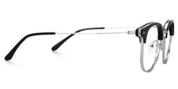 Marcelin Oval Black Glasses2