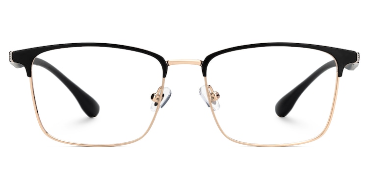 Eaddy Rectangle Gold Glasses