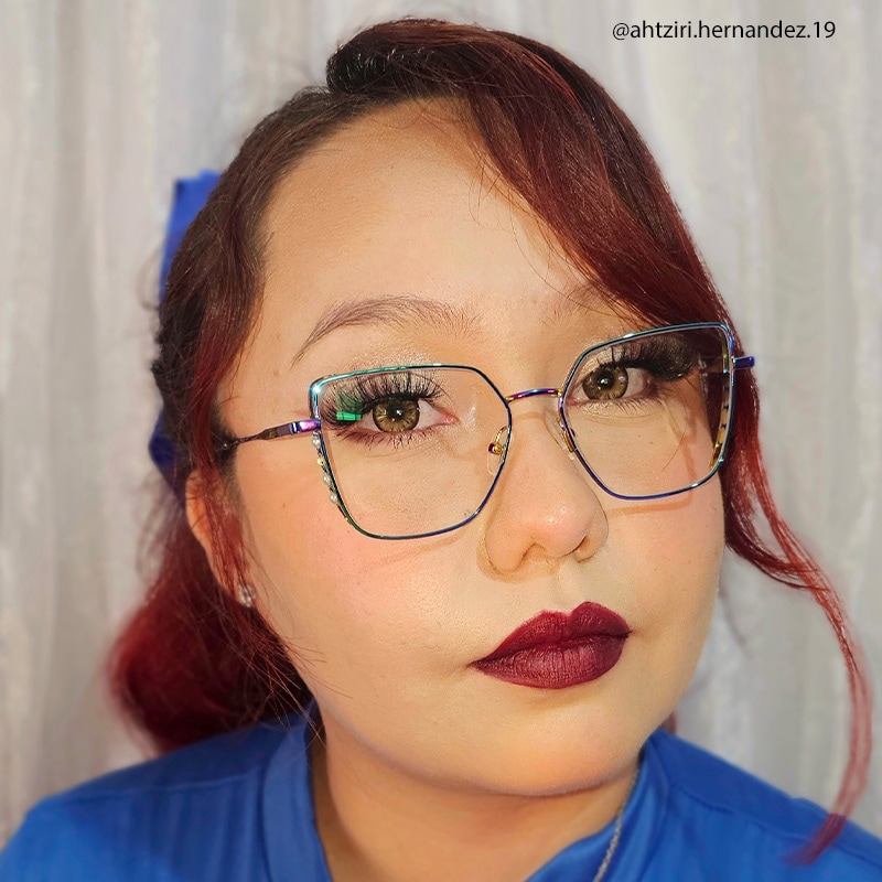 Jamison Square Iridescent Glasses