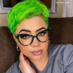 Colla Cateye Green-Floral Glasses4