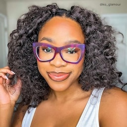 Bernita Geometric Red-Purple Glasses5