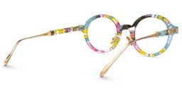 Dylan Multicolor Round Glasses3