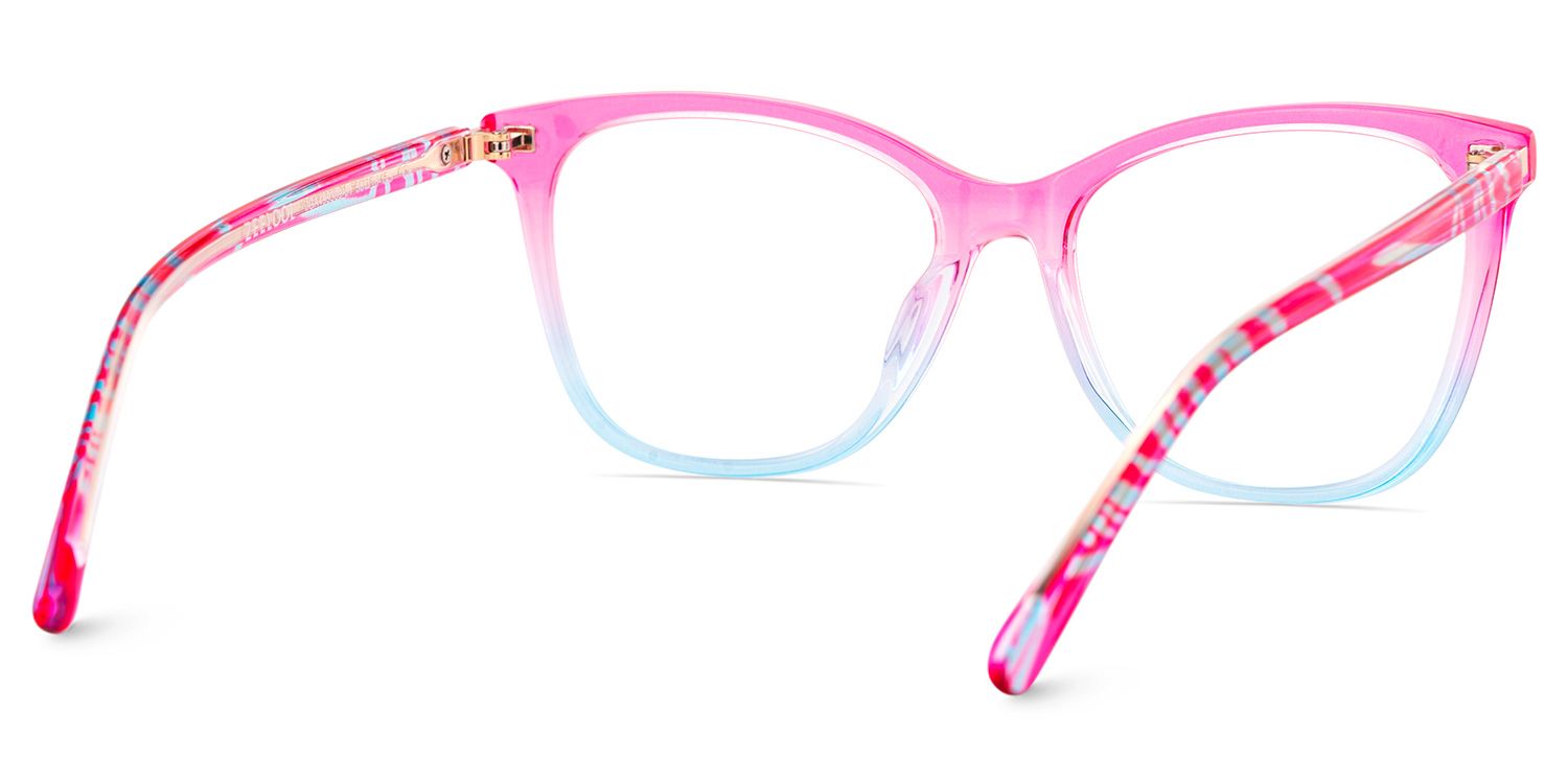 Gage Butterfly Pink Color Frame Glasses for Women | Zeelool5