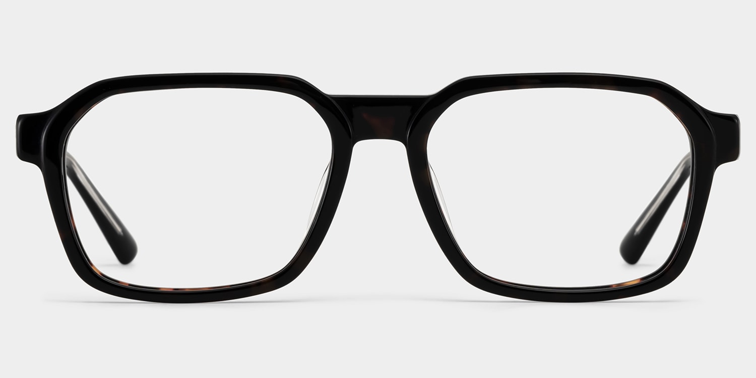 Arden Rectangle Tortoise Glasses