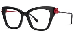 Estwick Butterfly Black Glasses2