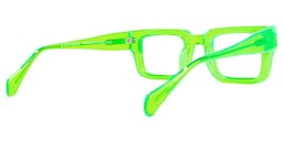 Glaucia Square Green Glasses3