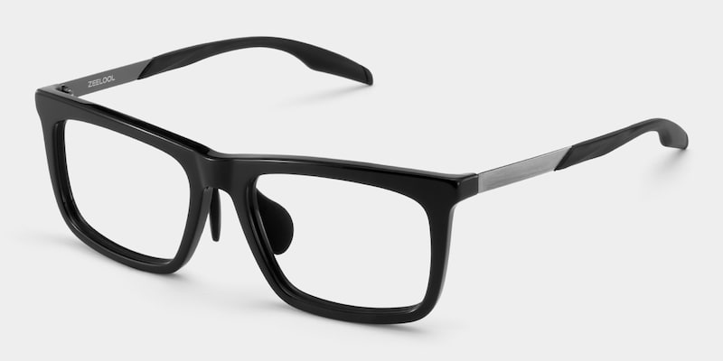 Ease Black Frame Glasses with Rectangle Frame Online | ZEELOOL2
