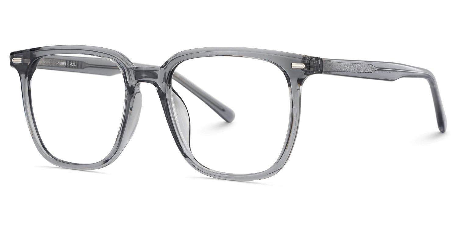 Square Grey Eyeglasses Jude TR-90 Frame Glasses3