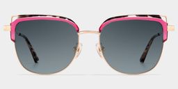 Samson Square Pink Tortoise Sunglassess0