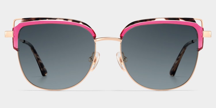 Samson Square Pink Tortoise Sunglassess