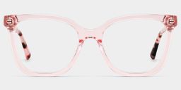 Sage Pink Rectangle Glasses3