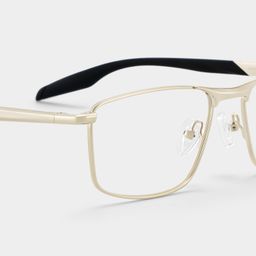 Scout Gold Rectangle Glasses5