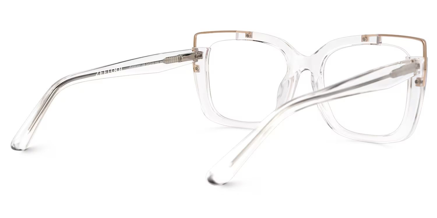 Dortch Square Clear Glasses | Zeelool Glasses3