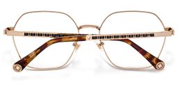 Dunbar Gold Geometric Glasses4