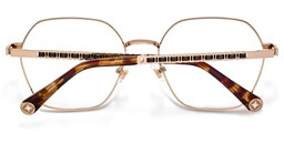 Dunbar Geometric Gold Glasses4