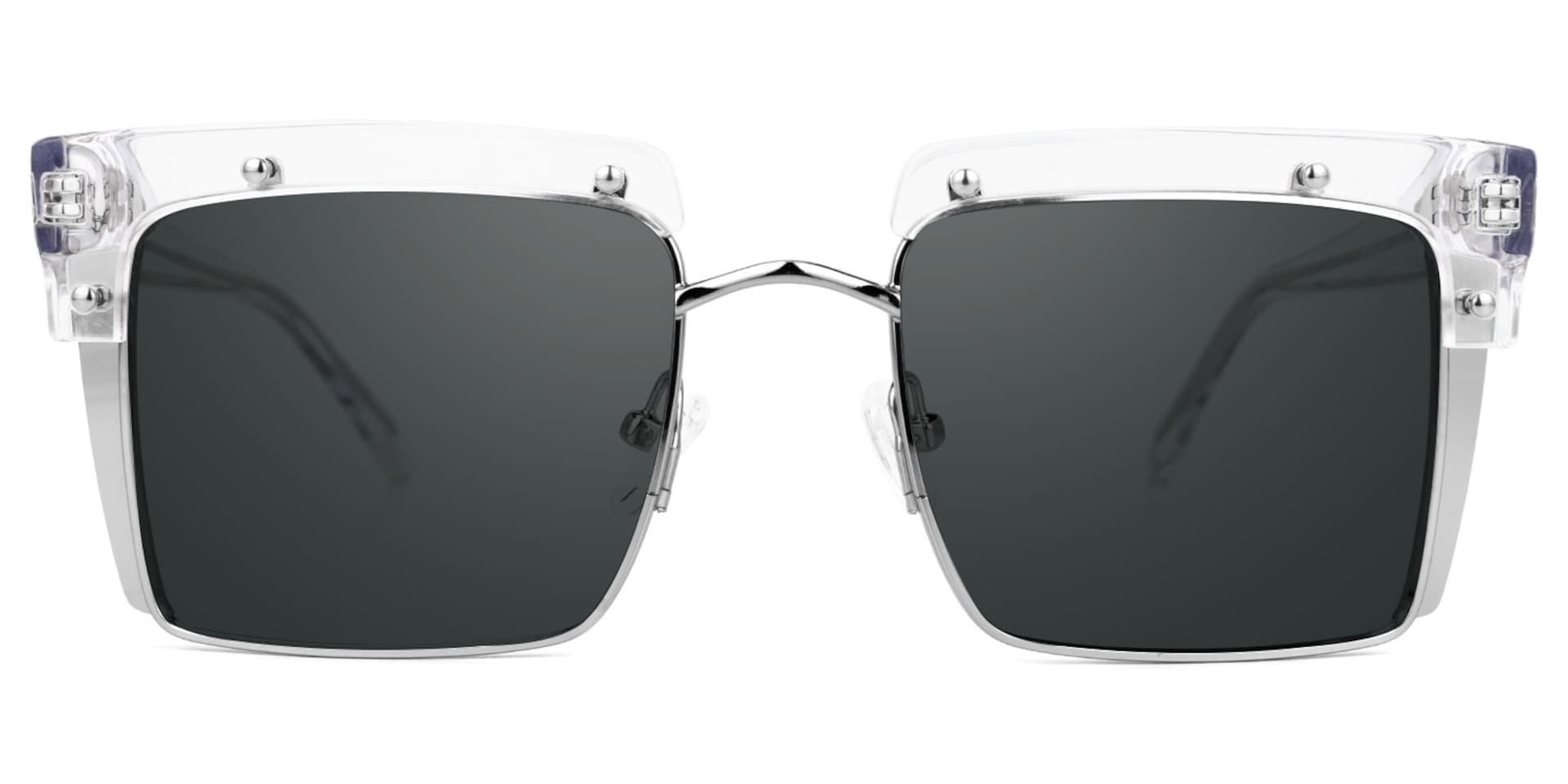 Kiana Square Crystal Frame Sunglasses | Zeelool Optical2