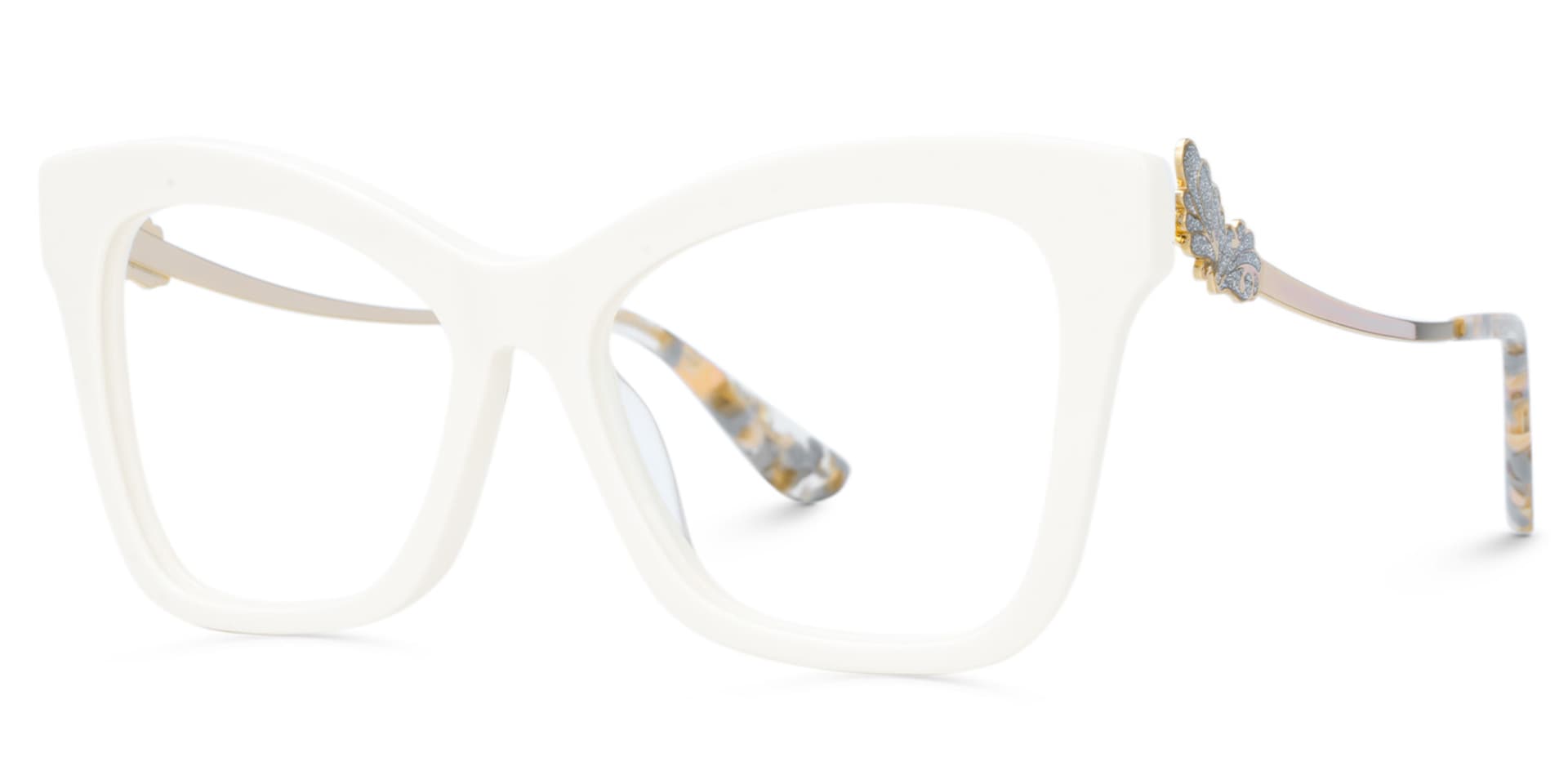 Elida Big White Glasses on sale | Zeelool2
