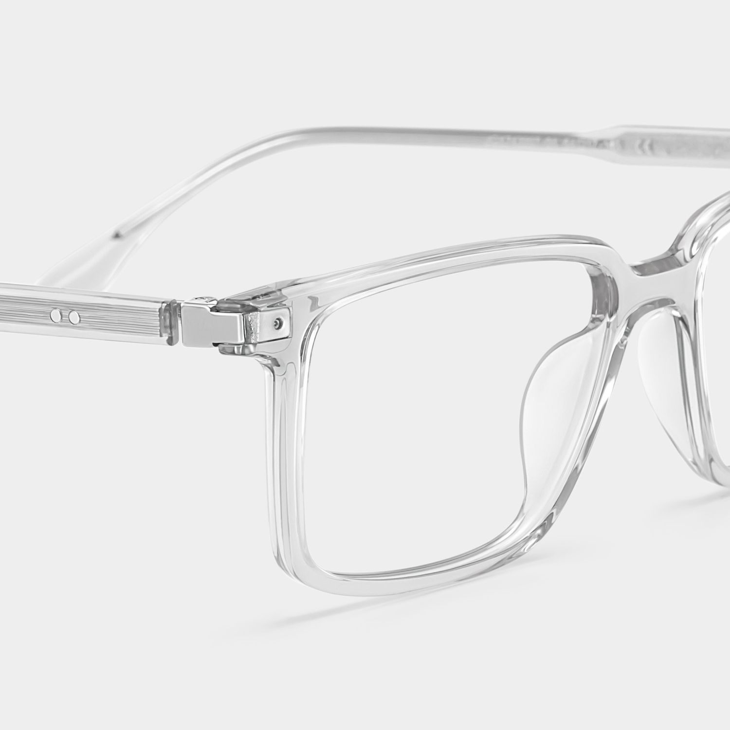 Cyrus Grey Rectangle Glasses for Men | ZEELOOL5