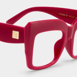 Alberta Cat Eye Red Glasses4