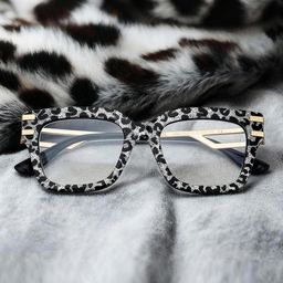 Lidia Square Gray Leopard Glasses1